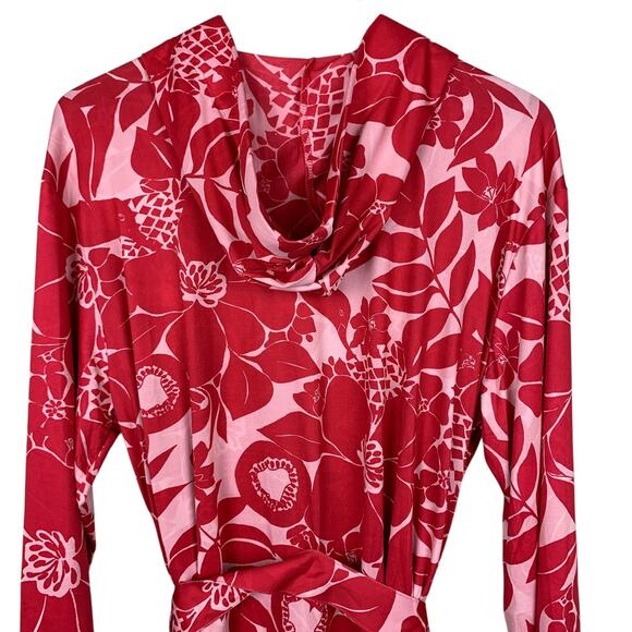 New RipSkirt Swim Coverup Red Paradise Sun Robe Beach Pockets Hood Womens XL XXL - Picture 6 of 11
